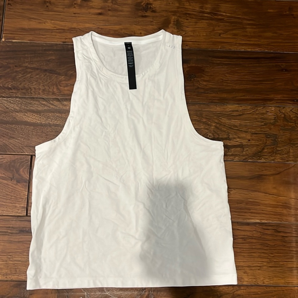 White LuLu men’s tank